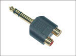 Microconnect 6.3mm - 2XRCA (AUDANH)